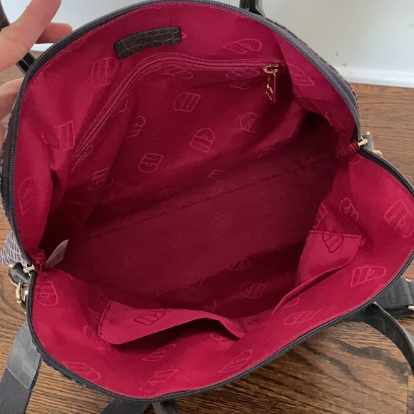 Fabric leather print bag - Picture 3 of 3